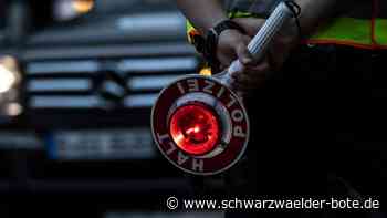 Alkohol, Drogen, ohne Führerschein: 35 Verstöße bei Polizeikontrollen in Calw und Höfen – einer flüchtet