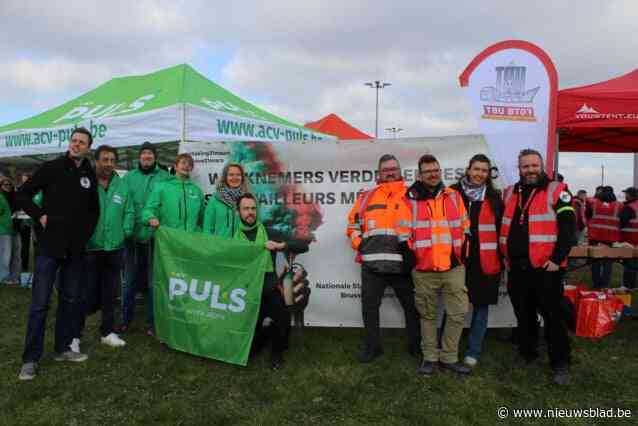 Actievoerders aan Brucargo krijgen steun van PVDA