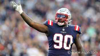 Patriots DT Barmore back after blood clot issues