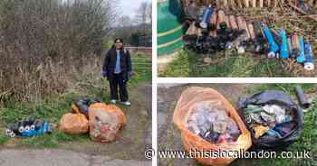 'I got so sick of park litter that I spend hours of my own time tidying it up'