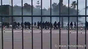 Leccesi tentano l'assalto ai tifosi ospiti: denunciato un tifoso romanista. In manette un salentino