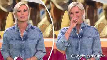 ARD-Moderatorin bekommt sich nach TV-Panne gar nicht mehr ein
