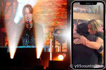 Keith Urban Spots ‘I Beat Cancer to Hug Keith Urban’ Sign, Makes Fan’s Dream Come True [Watch]