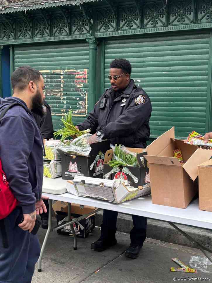 Photos: Bronx-based church partners with community organizations to provide food and prayer in subway for those in need