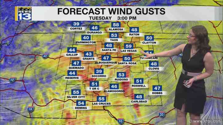 Spring winds return to New Mexico