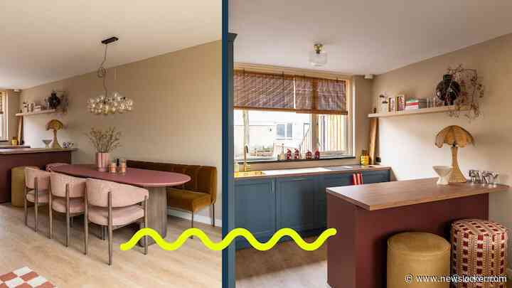 Kleurexplosie in Lelystad: de eengezinswoning van Saskia en Leroy