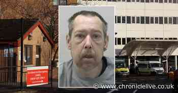 Despicable Newcastle RVI patient claimed he was 'confused' after stealing from staff room