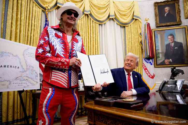Trump welcomes Kid Rock to White House for order targeting ticket scalpers