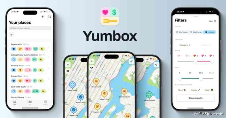 Indie App Spotlight: ‘Yumbox’ is a neat restaurant tracker for your iPhone