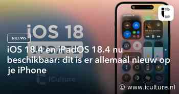 iOS 18.4 en iPadOS 18.4 nu beschikbaar: dit is er allemaal nieuw op je iPhone
