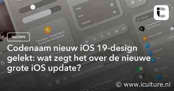 Codenaam nieuw iOS 19-design gelekt: wat zegt het over de nieuwe grote iOS update?