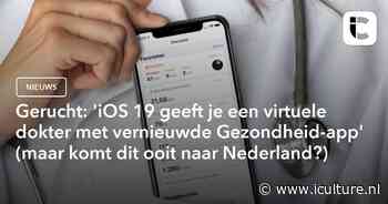 Gerucht: ‘iOS 19 geeft je een virtuele dokter met vernieuwde Gezondheid-app’ (maar komt dit ooit naar Nederland?)