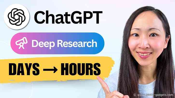 5 ChatGPT Deep Research Workflows to Save Time & Money