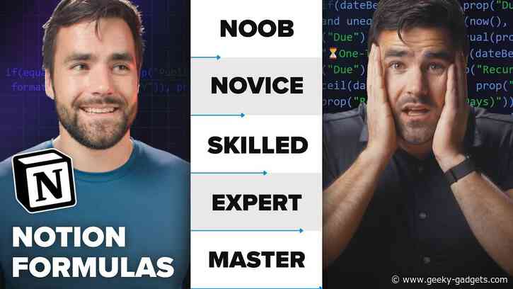 The Notion Formula Ladder: 5 Steps to Proficiency