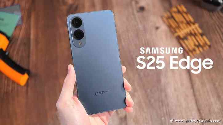 Samsung Galaxy S25 Edge: Official Images LEAKED