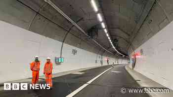 A look inside the Silvertown tunnel before opening
