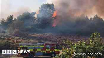 Wildfire warning in place as dry weather continues