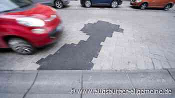 Wieder Pflasterarbeiten in der Landsberger Altstadt