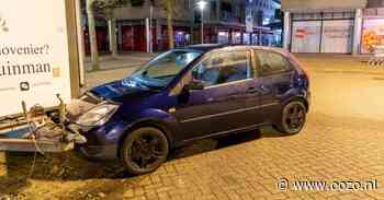 Beschonken automobilist rijdt tegen bloemenwagen in Velserbroek