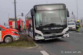 Auto und Bus stoßen zusammen – Sperrung auf der Wolbecker aufgehoben