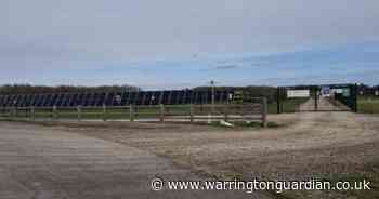 Large fire breaks out at solar farm owned by Warrington Borough Council