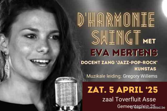 d’Harmonie nodigt zangeres Eva Mertens uit voor avond in bigband-stijl