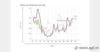 Na stijging, dalen de komkommerprijzen weer