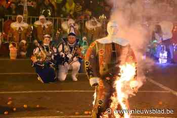IN BEELD. Popverbranding sluit drie dagen carnaval af in Halle