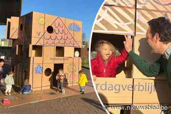 Crèche zet nieuwe kartonnen kinderopvang voor de deur: “Tekort aan infrastructuur is nijpend”