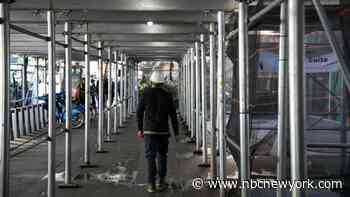 NYC sidewalk scaffolding reforms put limits how long structures can be up