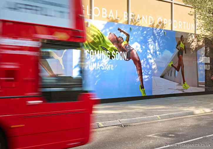 Puma to open first European flagship on Oxford Street this autumn