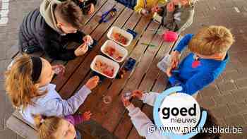 Leerlingen Freinet On The Move creatief voor een proper milieu