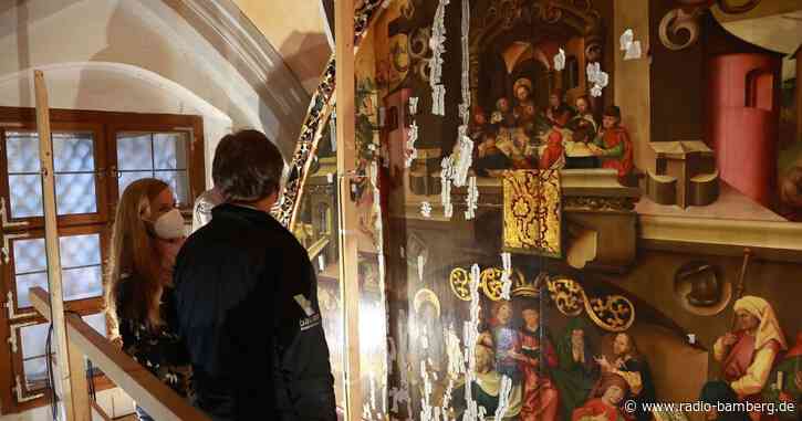 Mittelalterliches Holzkunstwerk vor Trockenstress gerettet