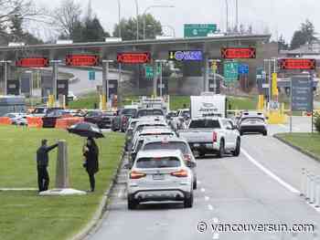 Cross-border travel from B.C. to Washington State plummets