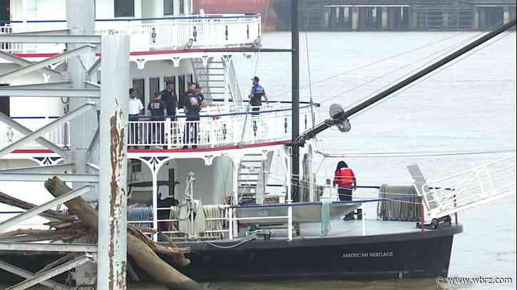 Coroner responds after body found in Mississippi River