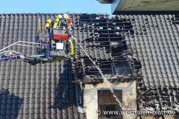 Zweifamilienhaus nach Brand nicht bewohnbar