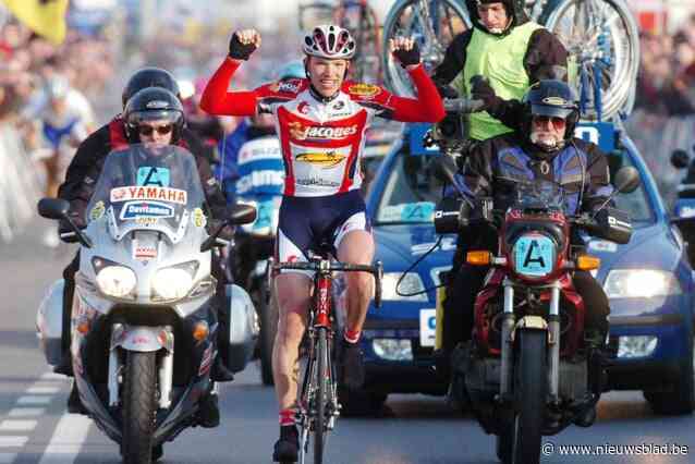 DE OUD-WINNAAR. Voor Frederik Veuchelen was zege in Dwars door Vlaanderen bijzaak: “Dat mijn vader die dag uit zijn coma ontwaakte was de grootste overwinning”