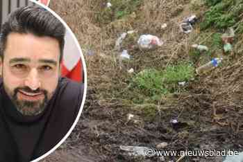 “75 met flessen vol urine gevonden in de berm”: truckers die parkeren langs R4 laten massa zwerfvuil achter