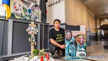 David eert Oekraïense strijders met kunstwerken en vecht zelf tegen kanker: “Mijn wereld stortte op twee fronten in”