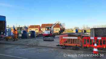 Aanleg riolering gaat nu echt van start, hoofdbaan afgesloten