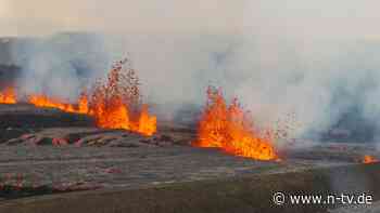 Fischerort muss evakuiert werden: Lava sprudelt aus Felsspalte im Süden Islands
