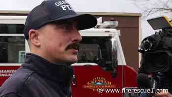 'It feels good': Critically burned Ore. FF returns to work, mentoring recruits