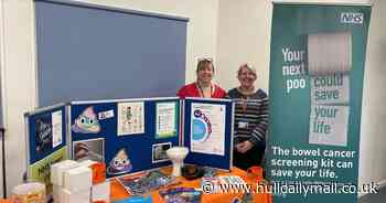 Screening team’s appeal at launch of Bowel Cancer Awareness Month