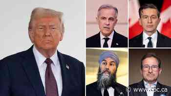 Main party leaders campaign across Canada as new tariff threat looms