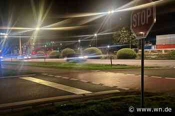 Jetzt stoppt das Schild vor der Weseler Straße