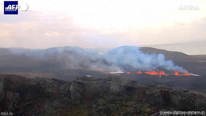 Erutta il vulcano Sundhnukur: paura in Islanda. Evacuate la Blue Lagoon e la città di Grindavik – Video