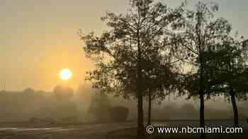 South Florida wakes up to patchy fog before hot, humid day