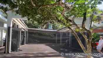 Portion of patio ceiling collapses at UM dorm following rainy Sunday