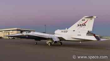 NASA's X-59 'quiet' supersonic jet aces key 'cruise control' test ahead of 1st flight