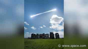 Solar eclipse shines over Stonehenge in stunning photo from Astrophotographer Josh Dury